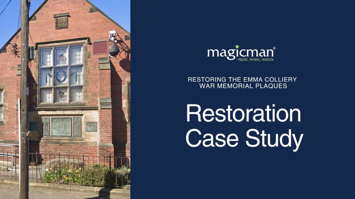 Magicman Repair Memorial Plaques for Gateshead Council