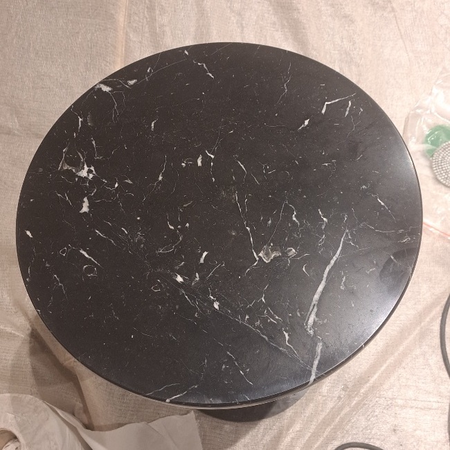 After: Black Table Repair