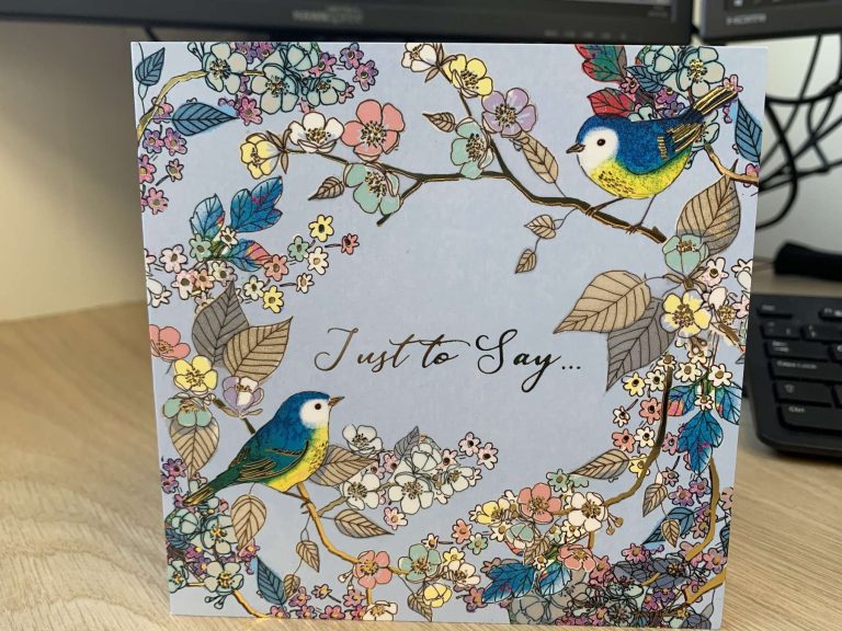 Card to say thanks