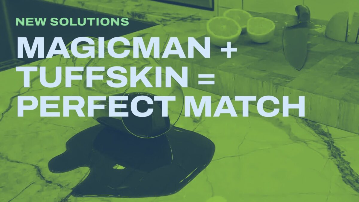 Tuffskin partnership with Magicman. Sustainable protection solutions
