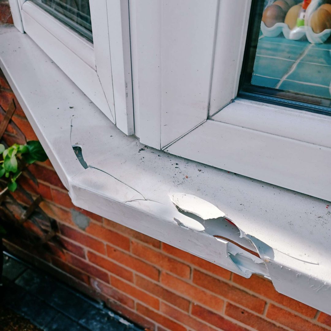 Window Cill Damage Before