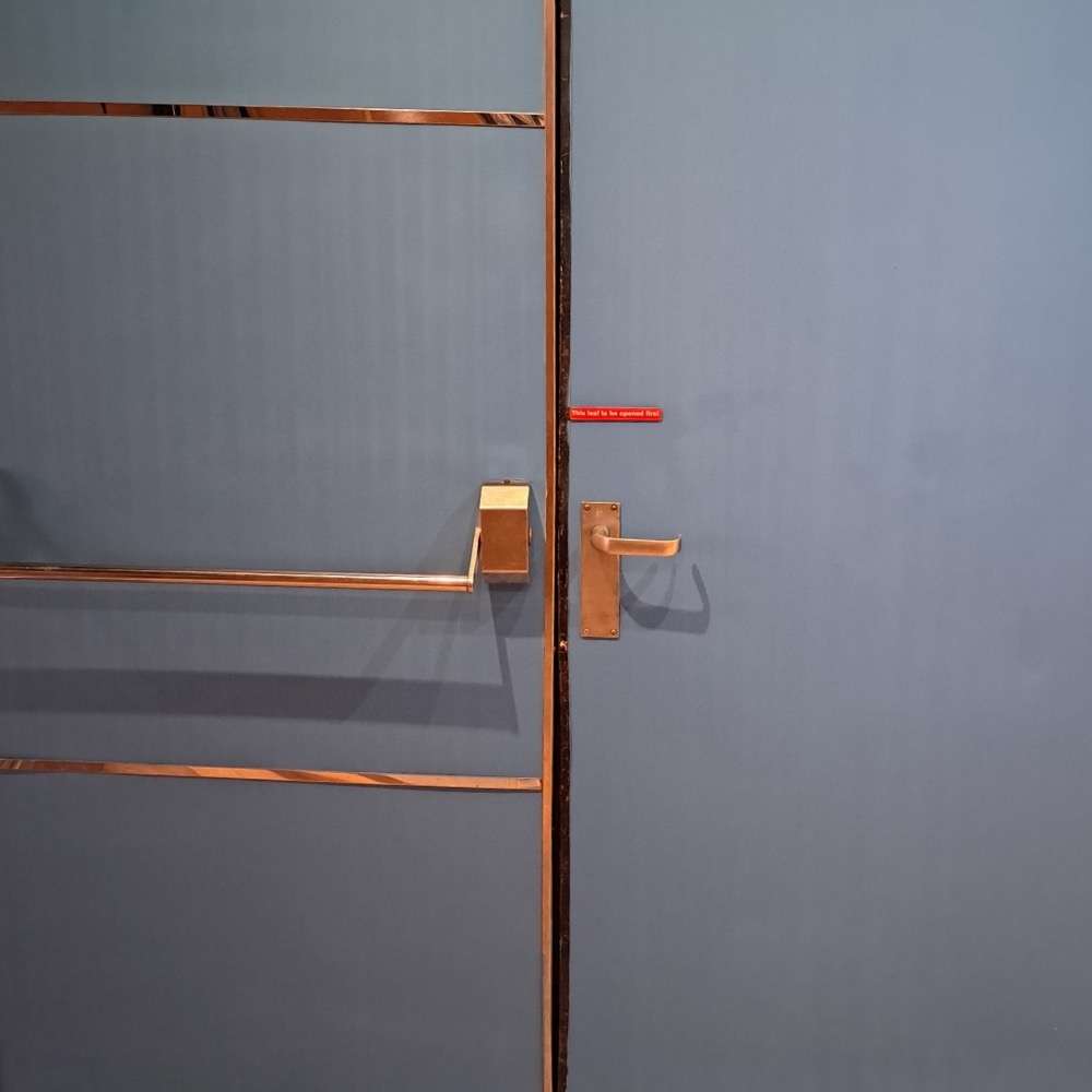 After: Metal Door Repair