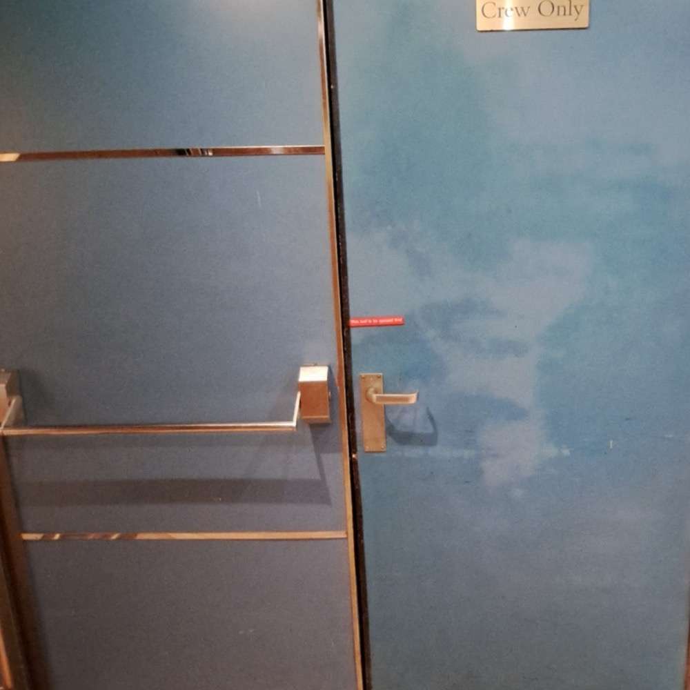 Before: Metal Door Repair