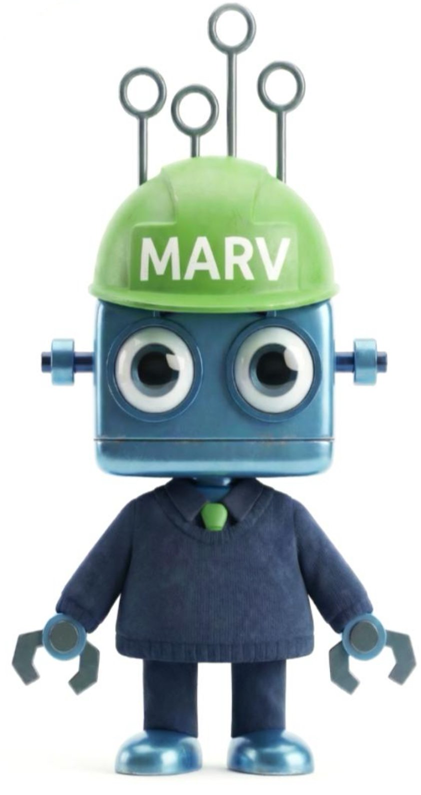 MARV, the Material Repair Validator character