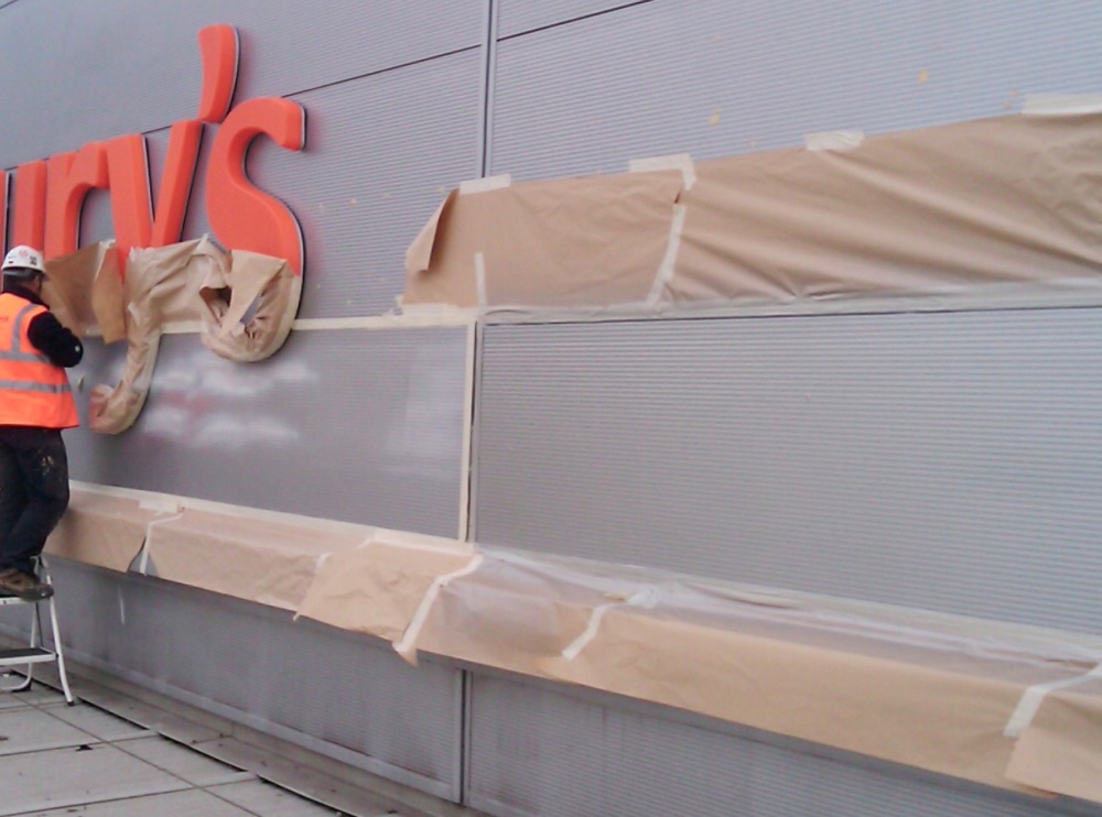 retail Signage work