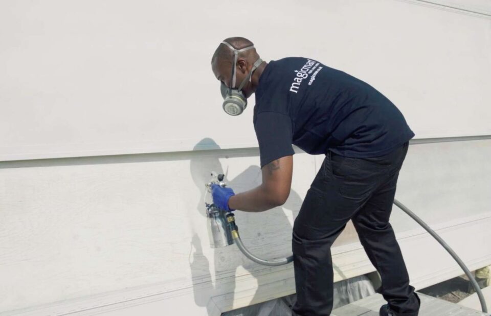 Window Spraying Recolouring Service Magicman