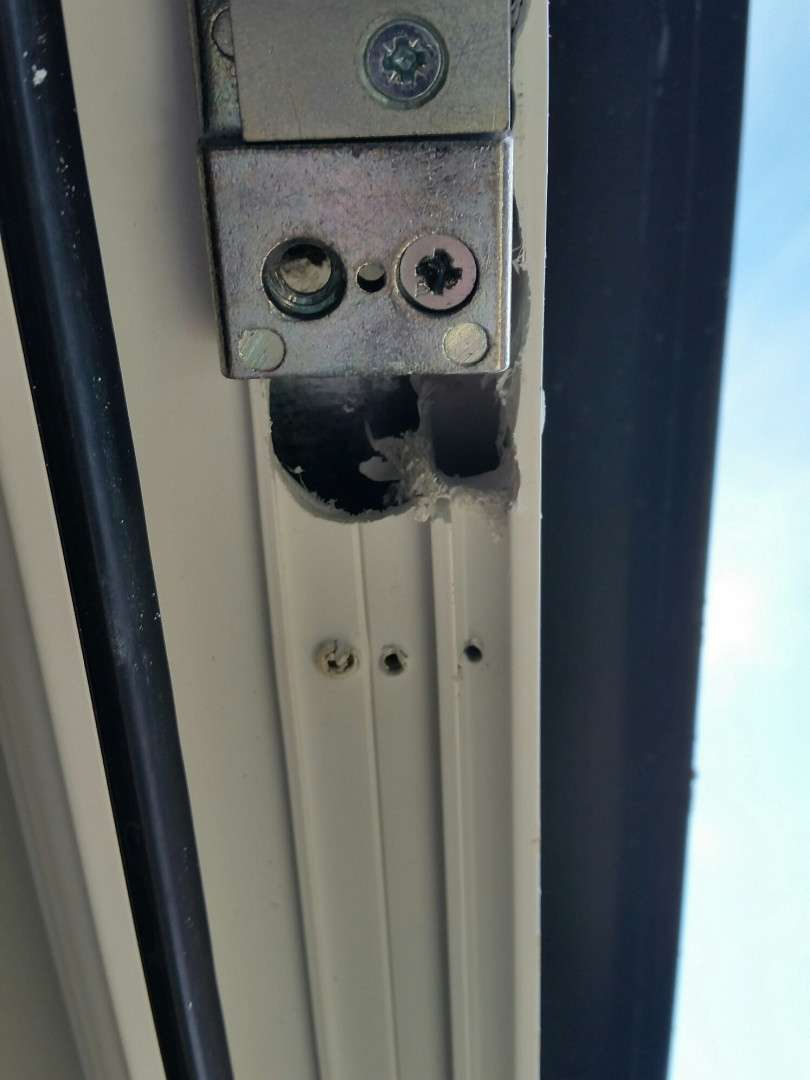 Before: uPVC Door Repair Example